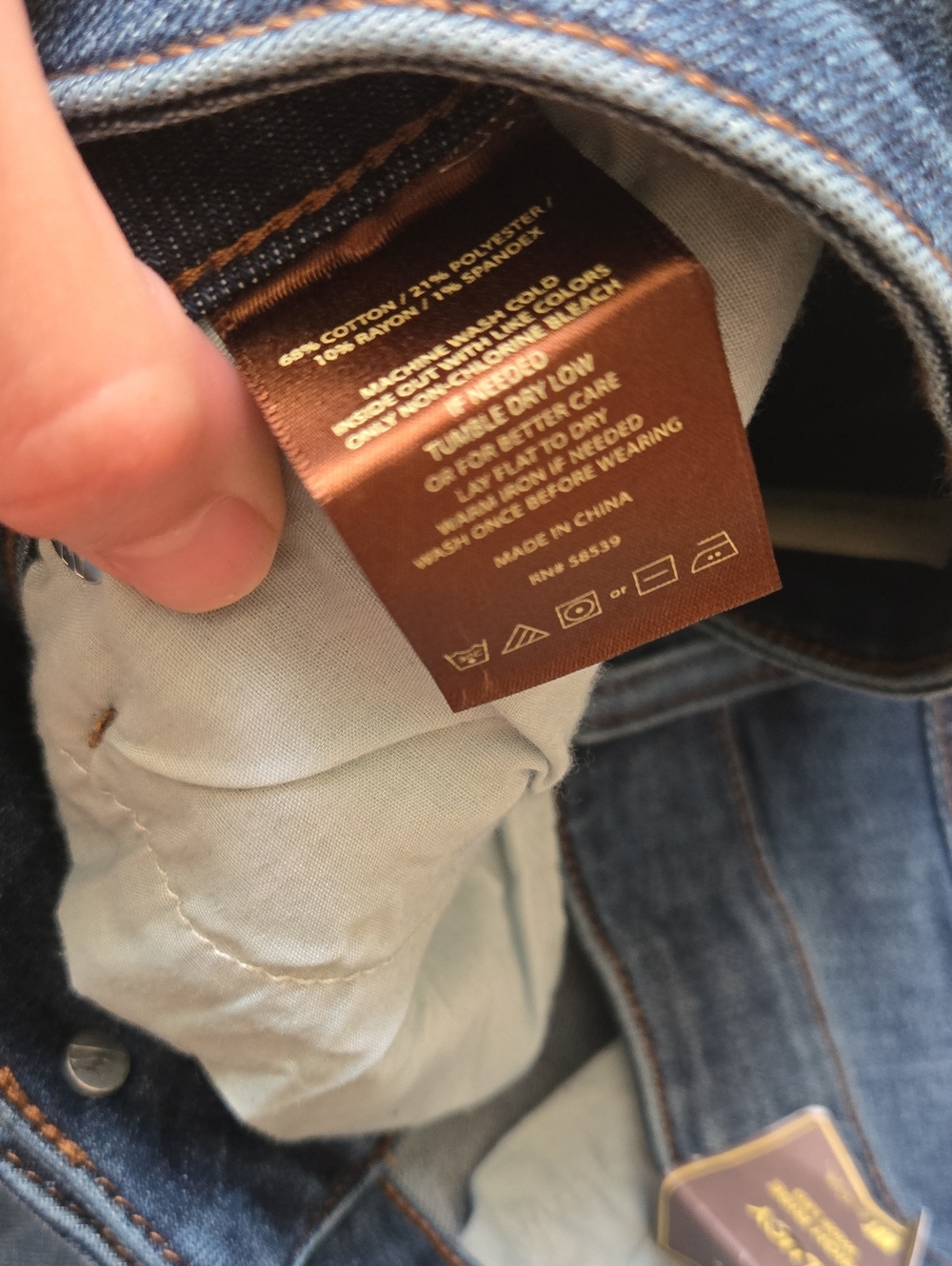 Kut from the Kloth Dark Blue Wide Leg Jeans - Picture 3 of 7
